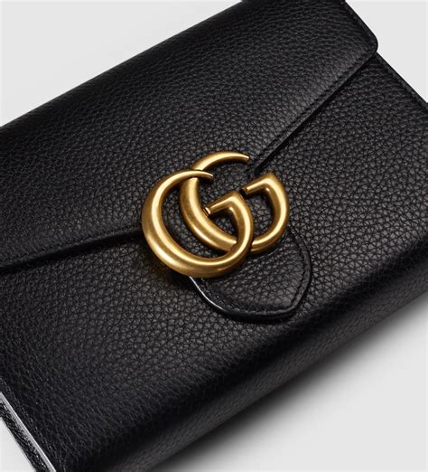 gucci marmont wallet on chain velvet|gucci marmont leather mini chain bag.